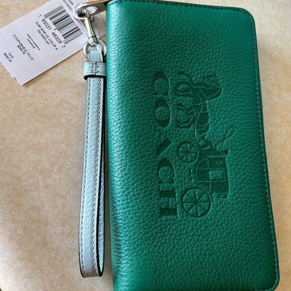 Coach leather backpack and matching wallet set - Picture 3 of 6